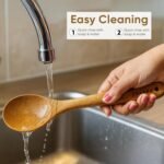 Premium Wooden Cooking Spoon Set – Eco-Friendly Handmade Kitchen Ladles - Image 2